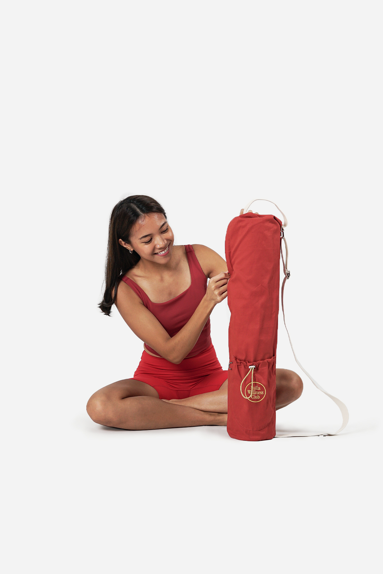 Yoga Mat Bag in Terracotta - Image 5